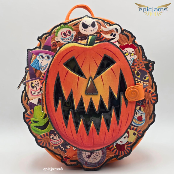 Loungefly Handbags - Loungefly Disney The Nightmare Before Christmas Cameo Halloween Mini Backpack